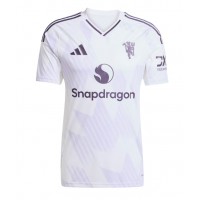 Manchester United Manuel Ugarte #25 Vonkajší futbalový dres 2025-26 Krátky Rukáv